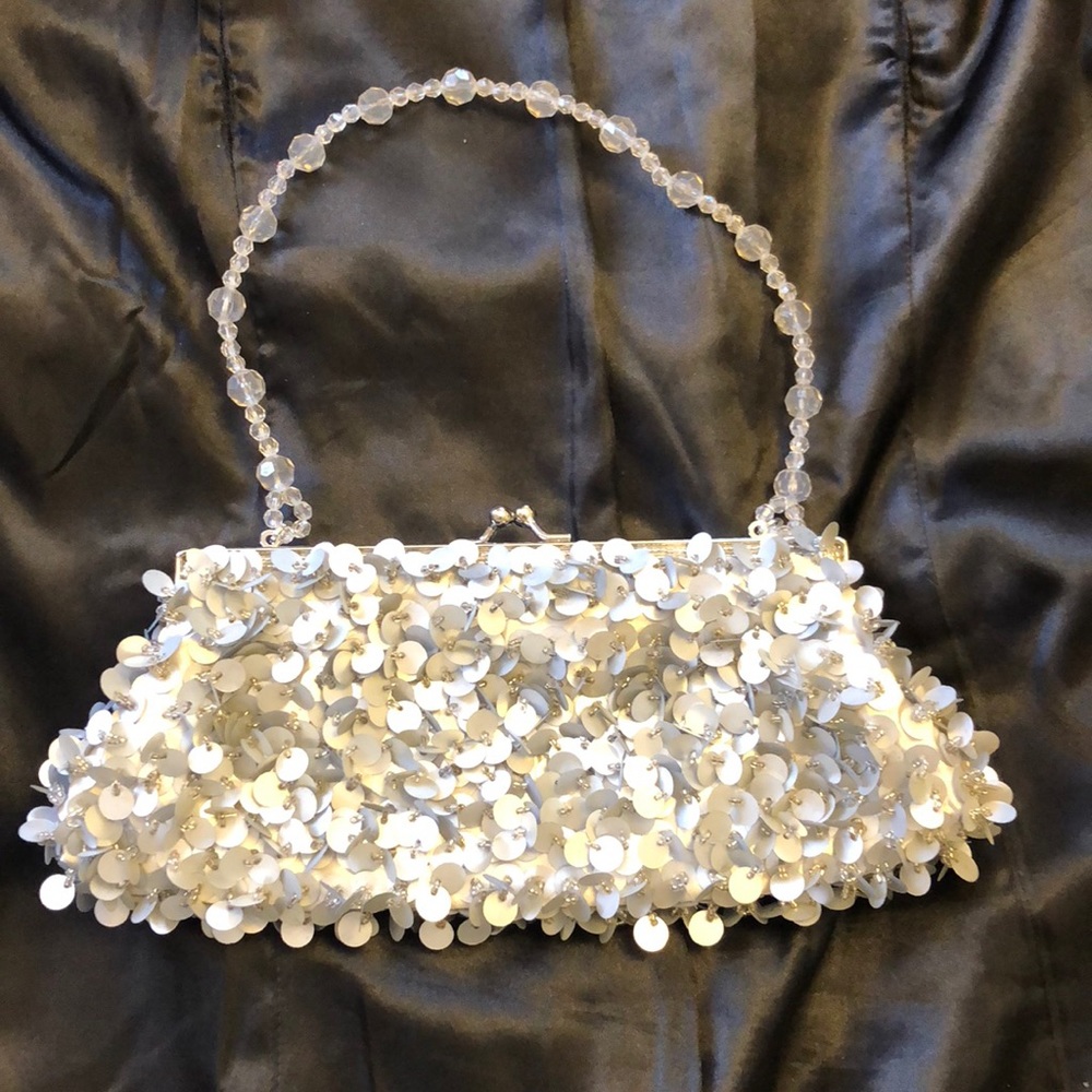 Vintage beaded clutch